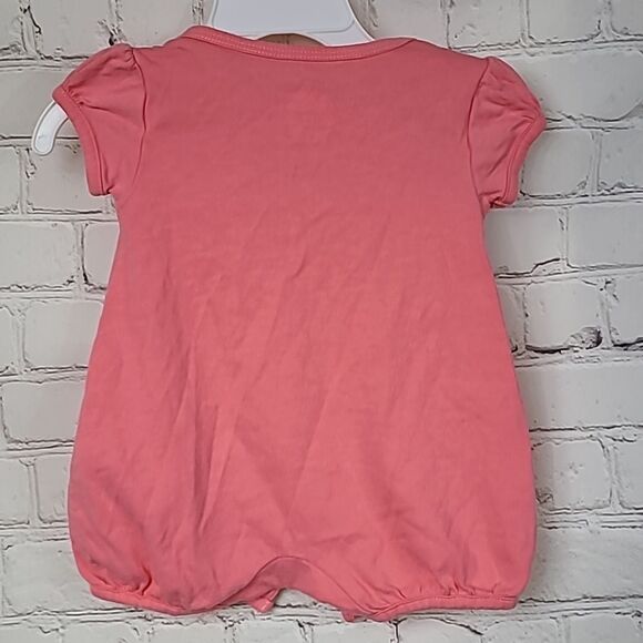 Adidas Infant 3M Pink Logo Short Sleeve Onesie Romper Sporty Baby Athlete Cotton - Picture 7 of 7